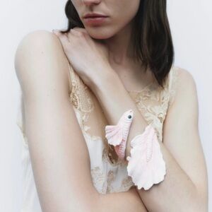 Zara Limited edition fish cuff bracelet